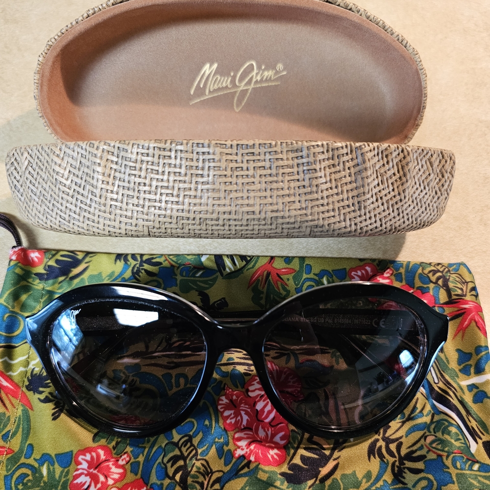 Maui Jim Glossy Black Polarized Sunglasses